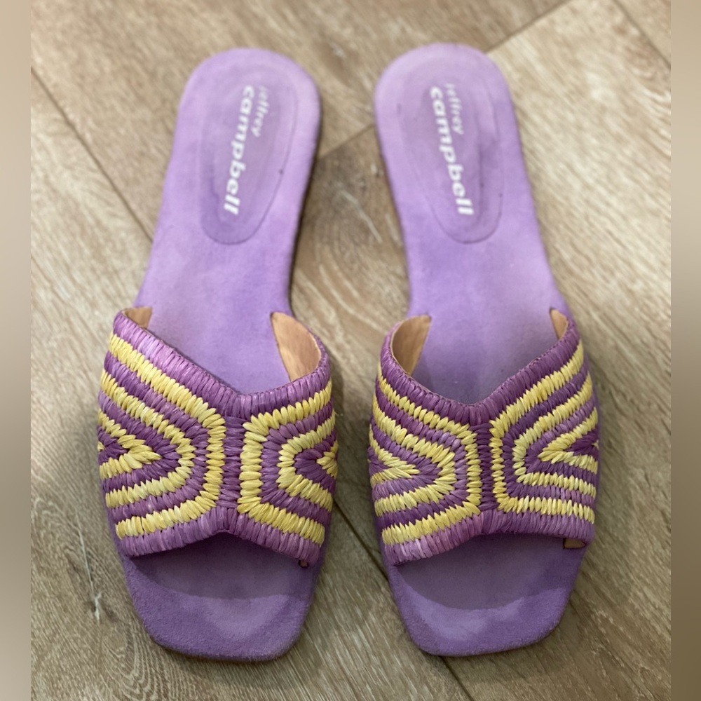Jeffery Campbell Kaelan Sandal, Lilac Natural, Size 8